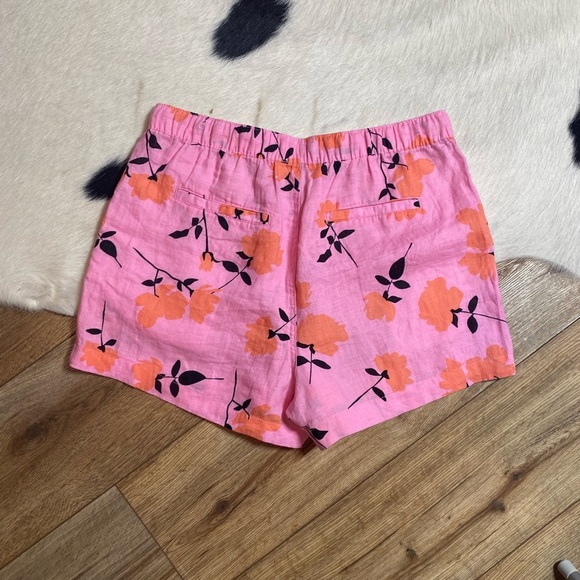 Cynthia Rowley women's linen shorts with a floral print - Picture 6 of 8